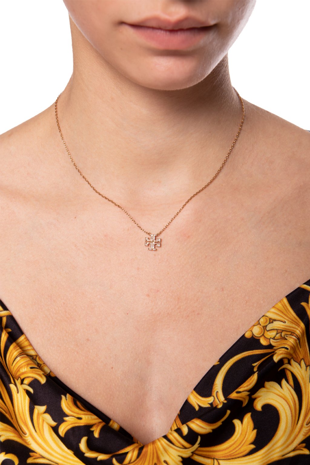 Tory burch logo outlet necklace